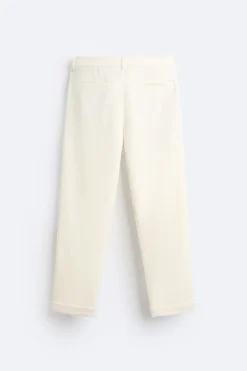 New PANTALÓN PLIEGUES ESTRUCTURA Hombre Pantalones