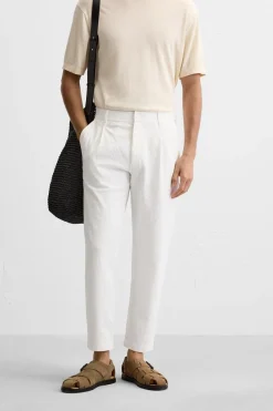 Hot PANTALÓN PLIEGUES ESTRUCTURA Hombre Pantalones