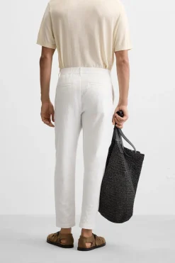 Hot PANTALÓN PLIEGUES ESTRUCTURA Hombre Pantalones