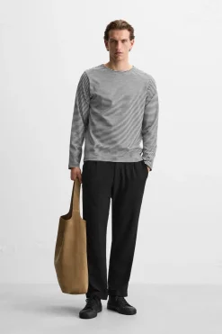 Fashion PANTALÓN PLIEGUES ESTRUCTURA Hombre Pantalones