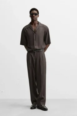 Clearance PANTALÓN PLIEGUES LYOCELL Hombre Pantalones