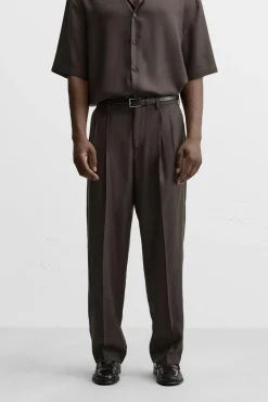 Clearance PANTALÓN PLIEGUES LYOCELL Hombre Pantalones