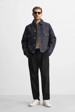 Best PANTALÓN POPELÍN SLIM FIT Hombre Pantalones