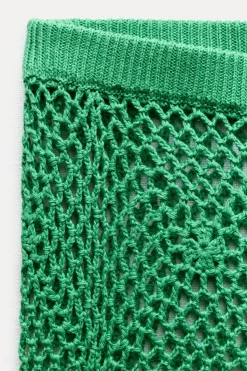 Discount PANTALÓN PUNTO CROCHET Mujer Pantalones