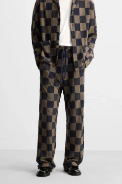 Online PANTALÓN PUNTO CUADROS Hombre Pantalones