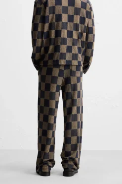 Online PANTALÓN PUNTO CUADROS Hombre Pantalones