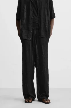 Best PANTALÓN PUNTO EFECTO ARRUGADO Hombre Jerséis / Chaquetas|Pantalones