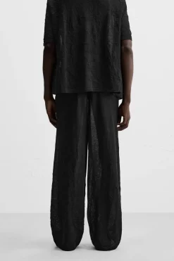 Best PANTALÓN PUNTO EFECTO ARRUGADO Hombre Jerséis / Chaquetas|Pantalones