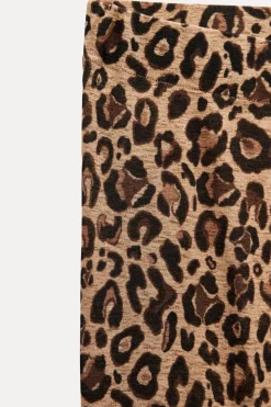 Fashion PANTALÓN PUNTO ESTAMPADO ANIMAL Mujer Pantalones|Cárdigan / Jerséis