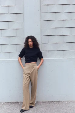 Hot PANTALÓN RAYA DIPLOMÁTICA BOXER Mujer Pantalones