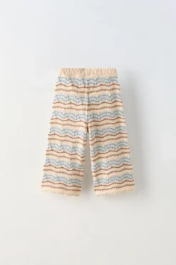 Niños ZARA 1½ - 6 Años·Punto|1½ - 6 Años·Pantalones<PANTALÓN RAYAS BRILLO