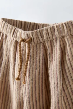 Niños ZARA 6 - 18 Meses·Pantalones / Leggings<PANTALÓN RAYAS CORDÓN