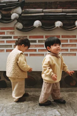 Niños ZARA 6 - 18 Meses·Pantalones / Leggings<PANTALÓN RAYAS CORDÓN