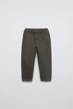 Niños ZARA 1½ - 6 Años·Pantalones / Leggings|6 - 18 Meses·Pantalones / Leggings<PANTALÓN RAYAS PARCHE