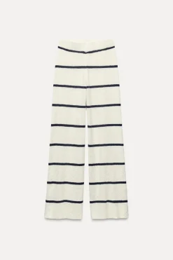 Outlet PANTALÓN RAYAS PUNTO CORTADO Mujer Pantalones