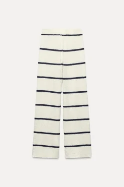 Outlet PANTALÓN RAYAS PUNTO CORTADO Mujer Pantalones