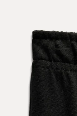 Fashion PANTALÓN RECTO ALGODÓN Mujer Pantalones|Sudaderas / Joggers