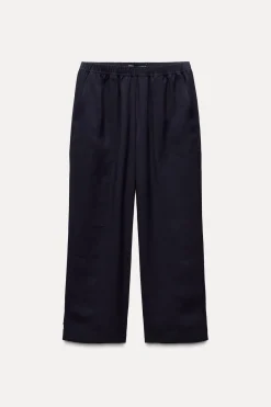 Fashion PANTALÓN RECTO BAJO TRABILLAS Mujer Pantalones