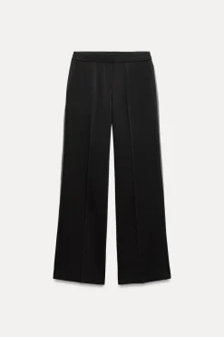 Outlet PANTALÓN RECTO BANDA LATERAL COMBINADA Mujer Pantalones