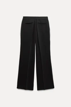 Outlet PANTALÓN RECTO BANDA LATERAL COMBINADA Mujer Pantalones