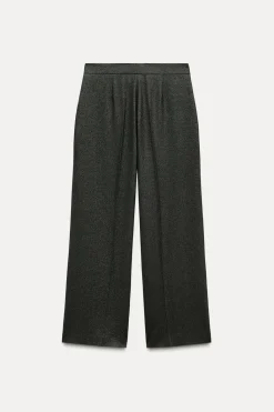 Clearance PANTALÓN RECTO BRILLO Mujer Pantalones