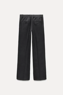 Hot PANTALÓN RECTO CON LANA ZW COLLECTION Mujer Pantalones