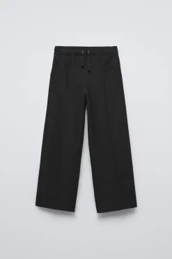 Niños ZARA 6 - 14 Años·Pantalones<PANTALÓN RECTO CORDÓN