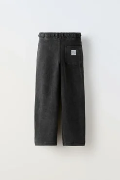 Niños ZARA 6 - 14 Años·Pantalones<PANTALÓN RECTO EFECTO LAVADO