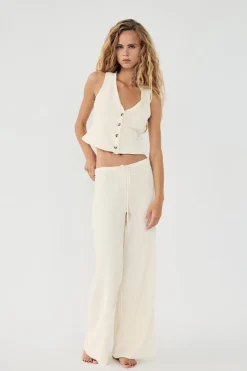 Online PANTALÓN RECTO ESTRUCTURA Mujer Pantalones