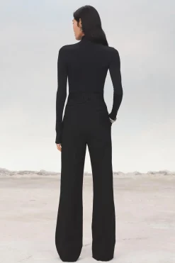 Outlet PANTALÓN RECTO LANA 100% LIMITED EDITION Mujer Pantalones