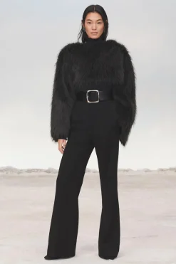 Outlet PANTALÓN RECTO LANA 100% LIMITED EDITION Mujer Pantalones