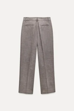 New PANTALÓN RECTO LANA 100% ZW COLLECTION Mujer Pantalones