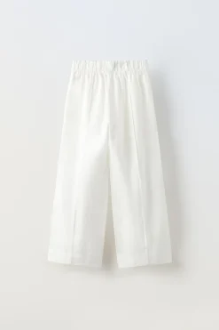 Niños ZARA 6 - 14 Años·Pantalones<PANTALÓN RECTO LINO