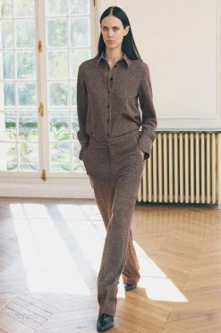 Best PANTALÓN RECTO PESPUNTES ZW COLLECTION Mujer Pantalones