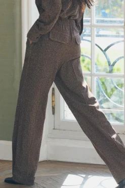 Best PANTALÓN RECTO PESPUNTES ZW COLLECTION Mujer Pantalones