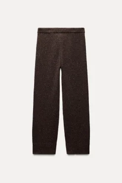 New PANTALÓN RECTO PUNTO Mujer Pantalones|Cárdigan / Jerséis