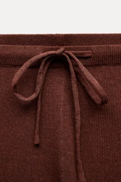 Best PANTALÓN RECTO PUNTO LISO Mujer Pantalones|Cárdigan / Jerséis