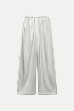 Outlet PANTALÓN RECTO SATINADO Mujer Pantalones