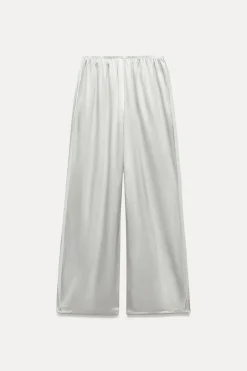 Outlet PANTALÓN RECTO SATINADO Mujer Pantalones