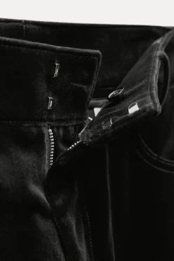 Online PANTALÓN RECTO TERCIOPELO ZW COLLECTION Mujer Pantalones