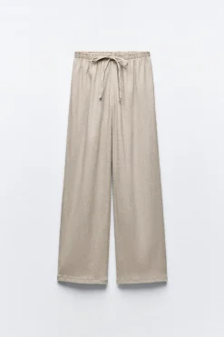 Clearance PANTALÓN RECTO TEXTURA Mujer Pantalones