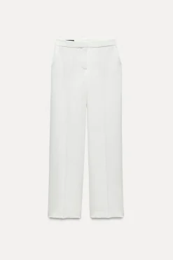 Discount PANTALÓN RECTO TIRO ALTO Mujer Pantalones