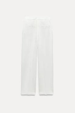 Discount PANTALÓN RECTO TIRO ALTO Mujer Pantalones