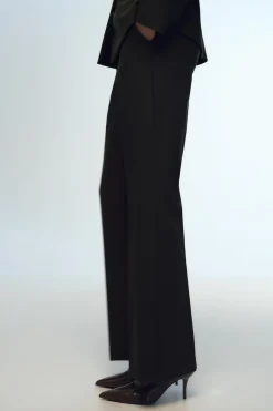 Online PANTALÓN RECTO TIRO ALTO Mujer Pantalones