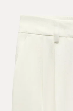 Discount PANTALÓN RECTO VUELTA BAJO Mujer Pantalones