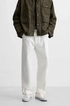 Discount PANTALÓN REGULAR FIT ESTRUCTURA Hombre Pantalones