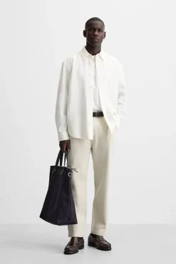 Hot PANTALÓN REGULAR FIT PLIEGUES Hombre Pantalones