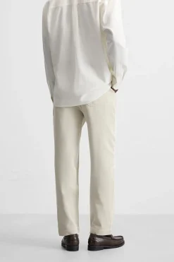 Hot PANTALÓN REGULAR FIT PLIEGUES Hombre Pantalones