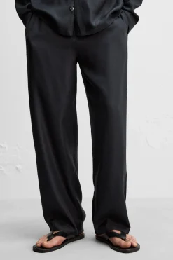 Online PANTALÓN RELAXED FIT 100% SEDA Hombre Pantalones