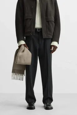 Hot PANTALÓN RELAXED FIT CON LANA Hombre Pantalones